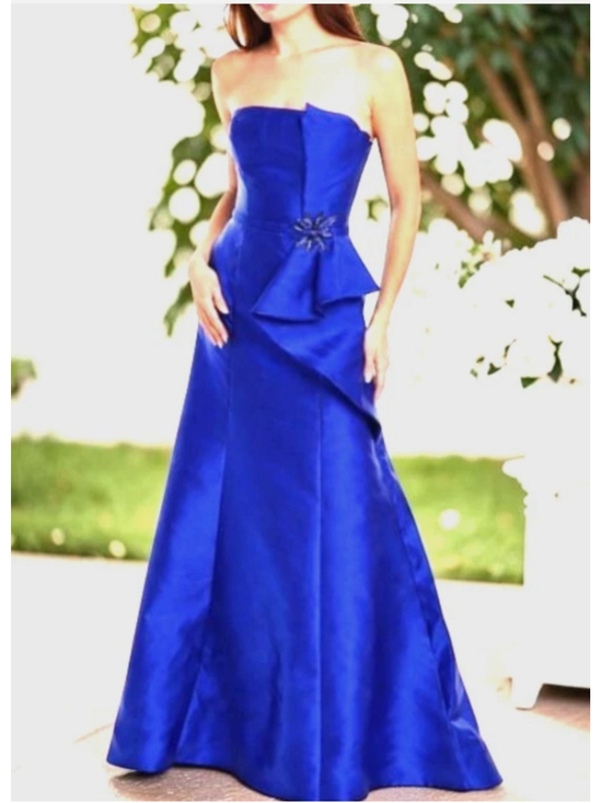 Rene Ruiz Dresses & Skirts - NWT Rene Ruiz Collection Blue Satin Embellished Formal Gown Size 8 $349
